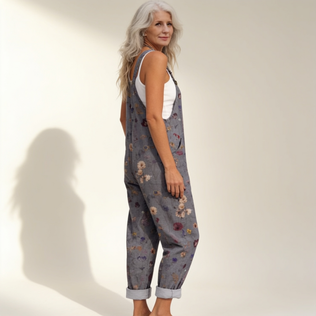 Élodie | grey bohemian luminous flowers