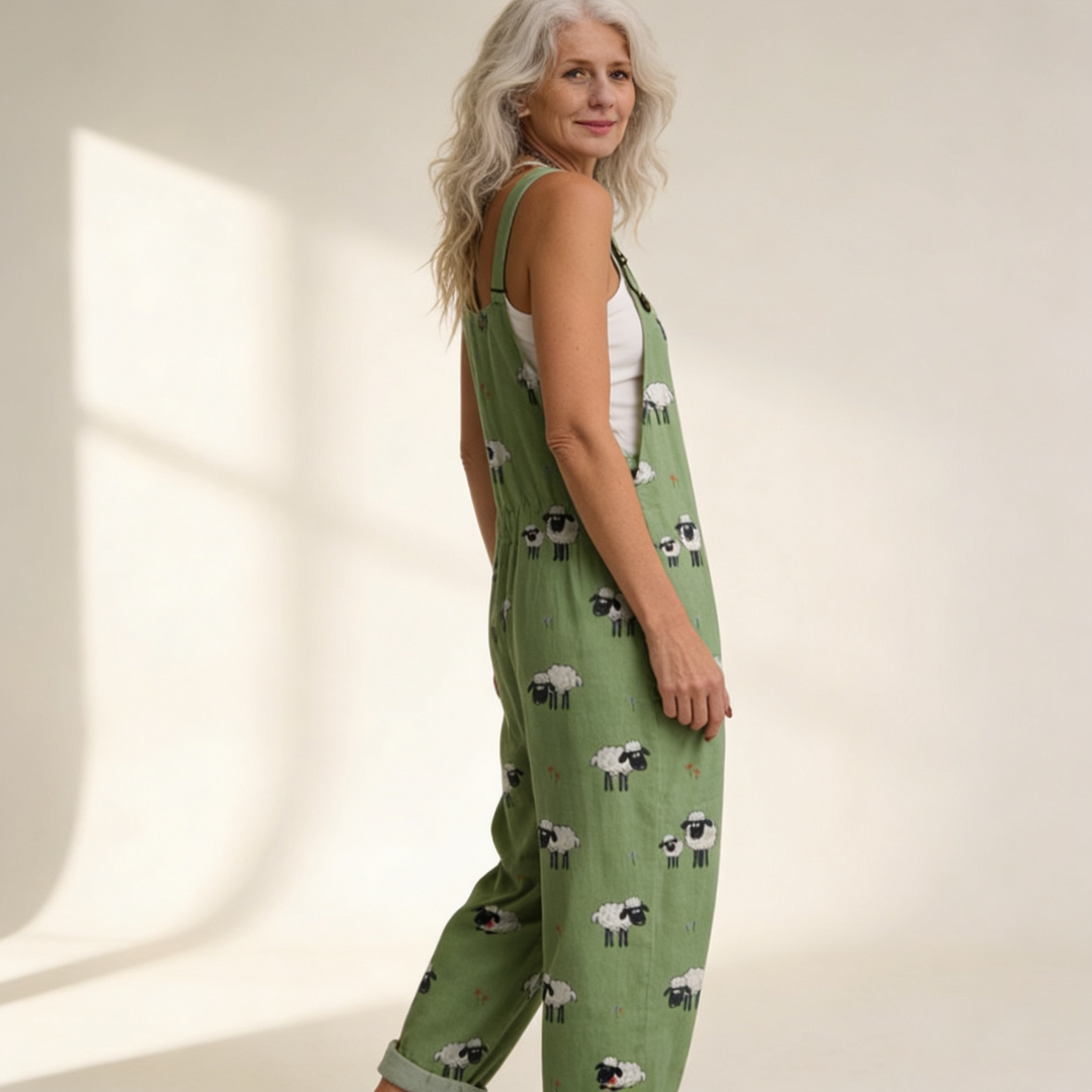 Camille | soft bohemian green