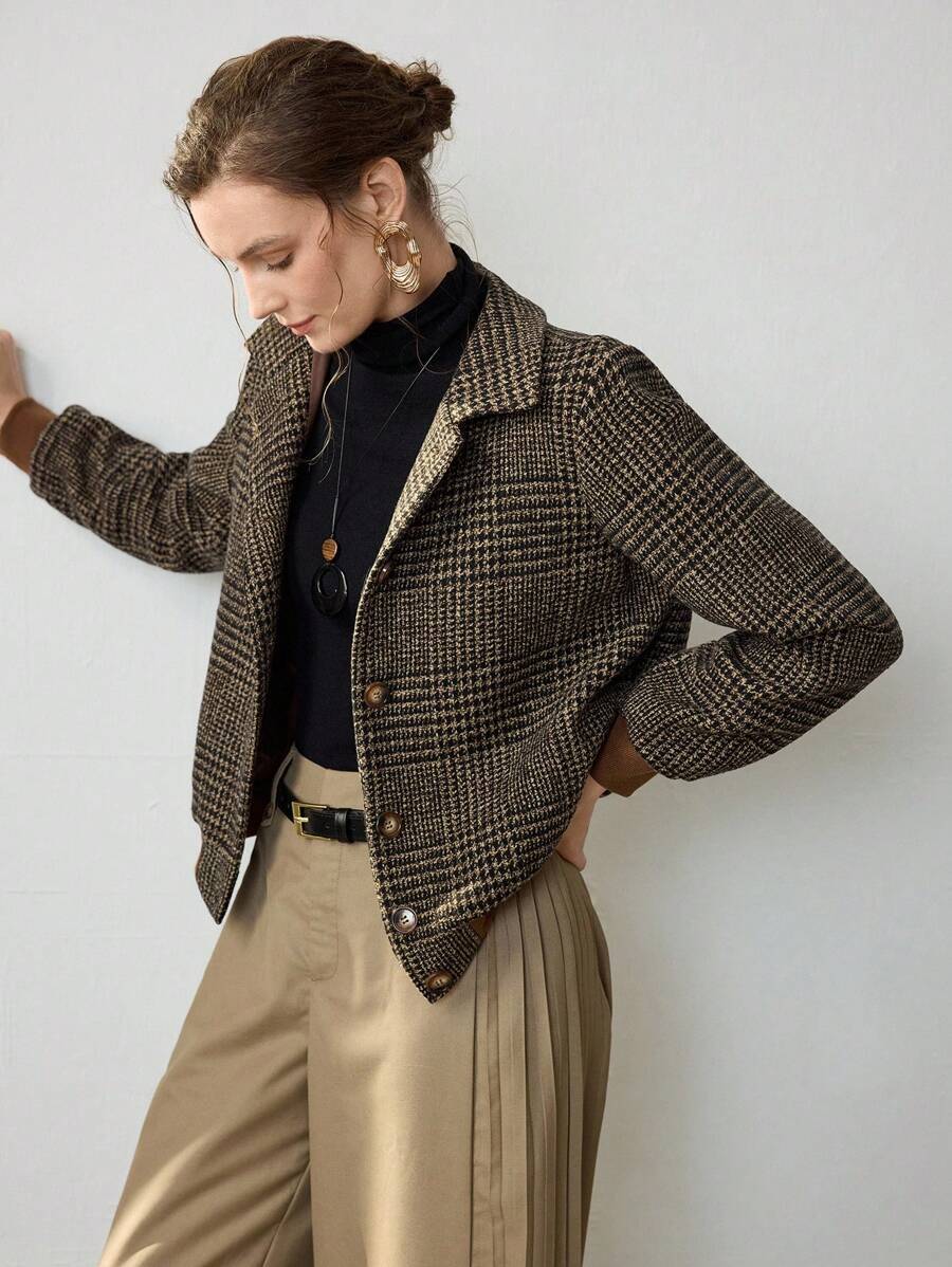 Blythe | Double-Breasted Tweed Jacket