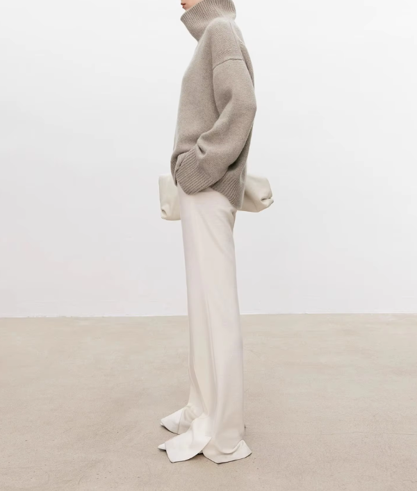 Beatrice | Cable Knit Roll Neck Jumper