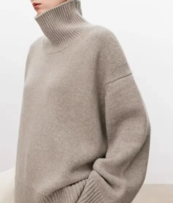 Beatrice | Cable Knit Roll Neck Jumper