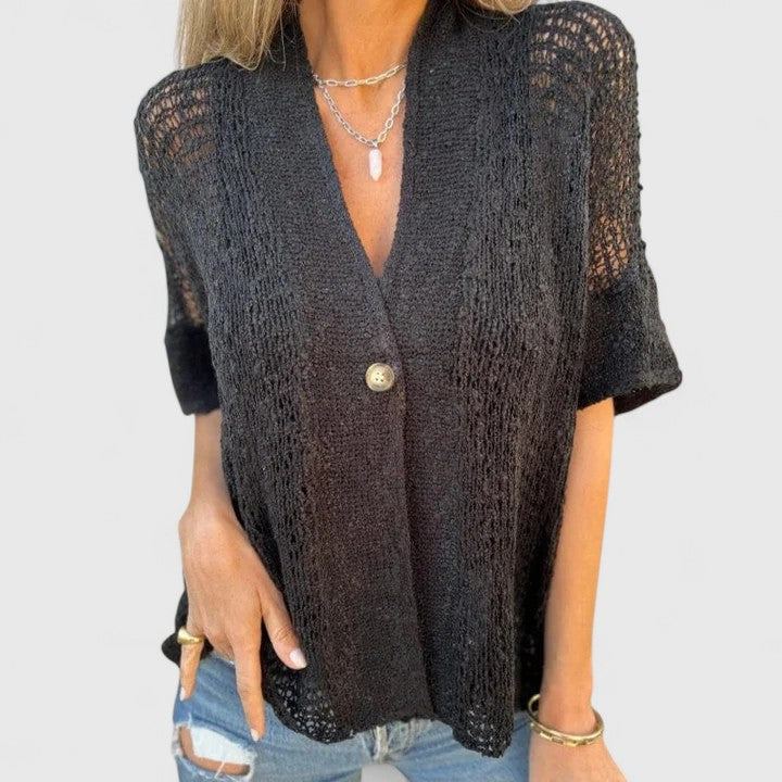 Nina | Elegant Knitted Shirt