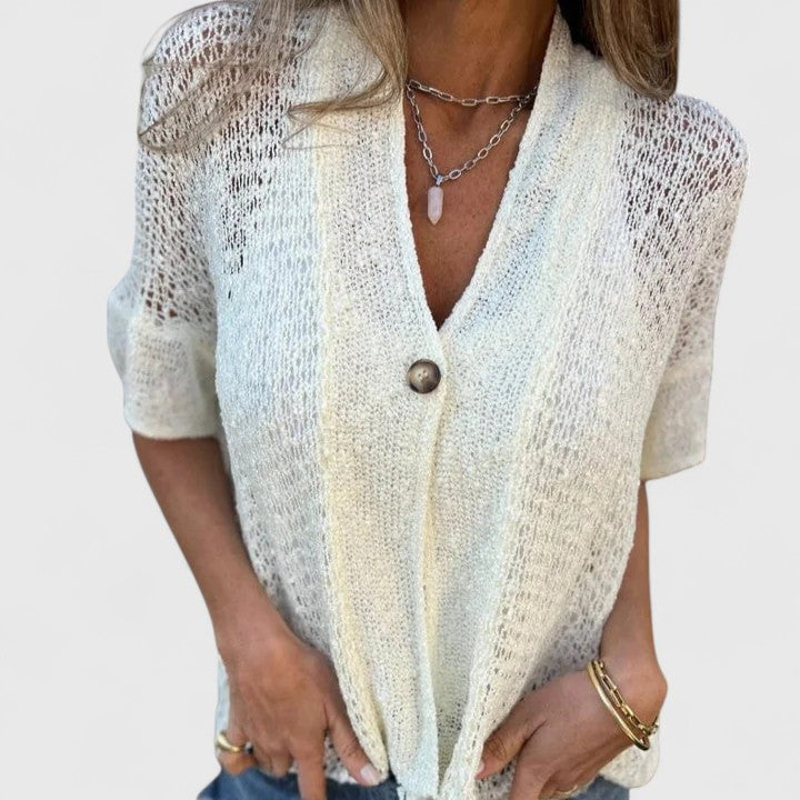Nina | Elegant Knitted Shirt
