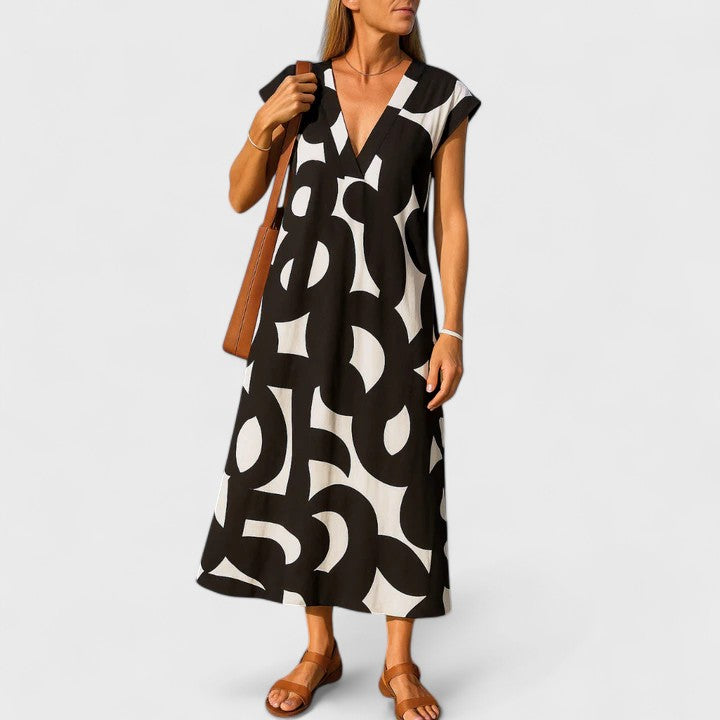 Valery | Floaty V-Neck Dress