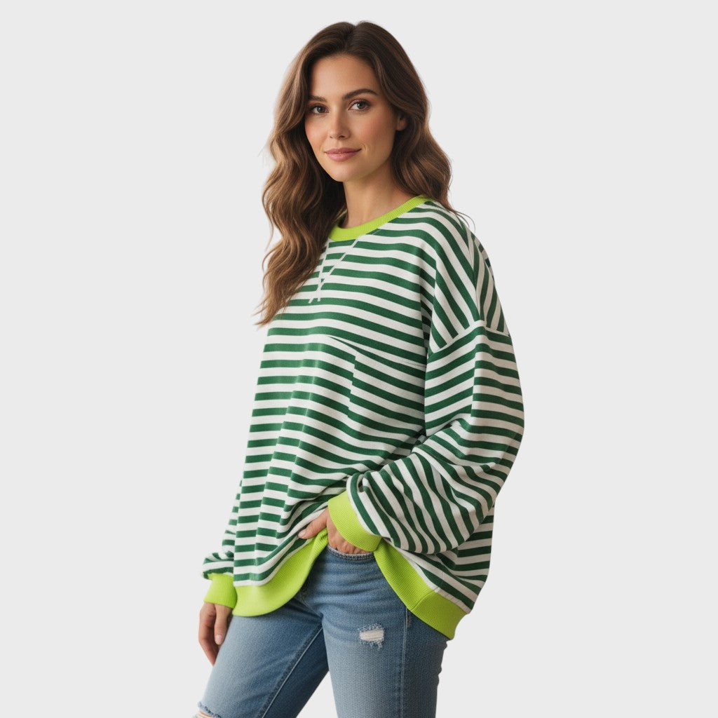 Méabh™ | Striped Casual Jumper