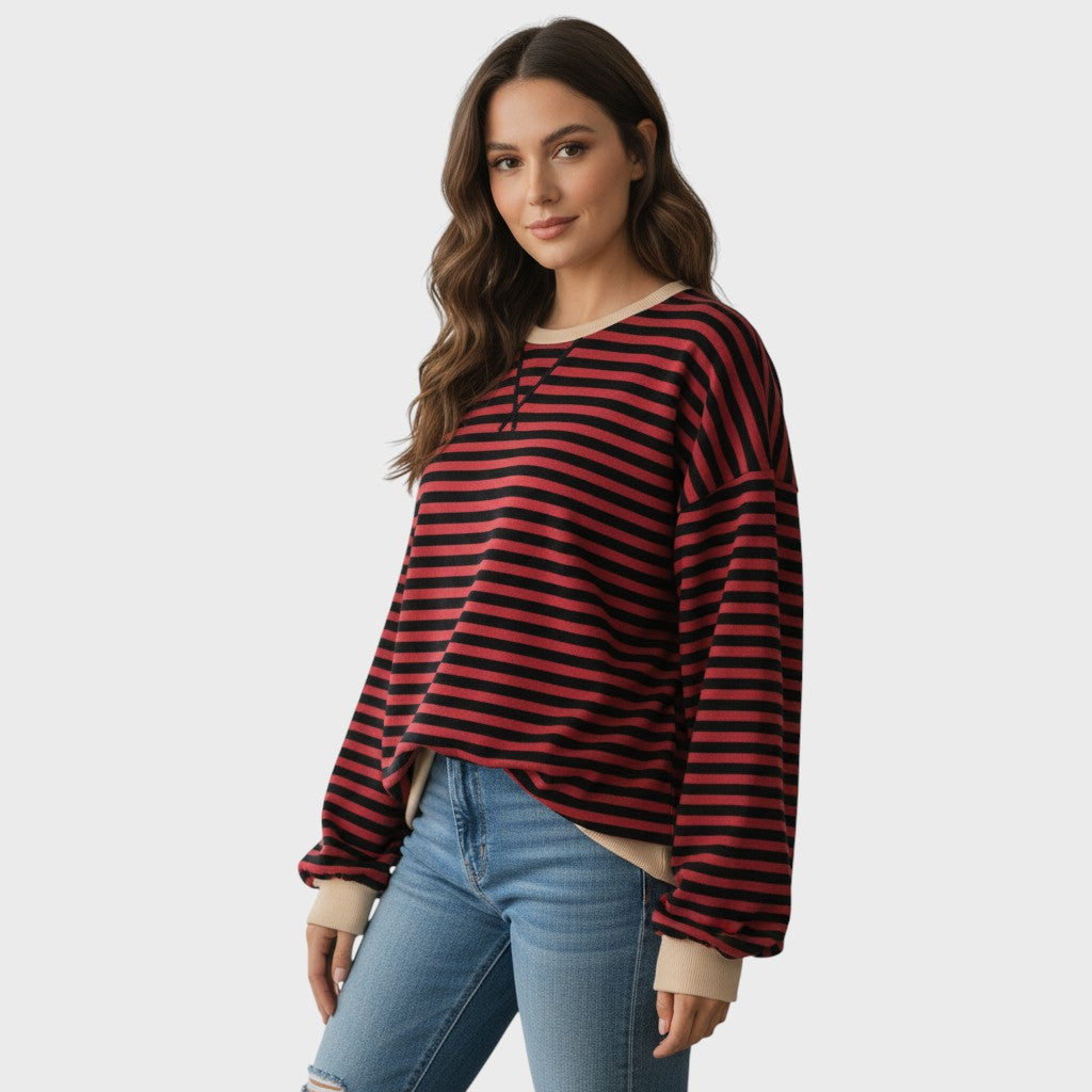 Méabh™ | Striped Casual Jumper