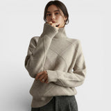Sinéad™ | Cashmere Roll-Neck Jumper