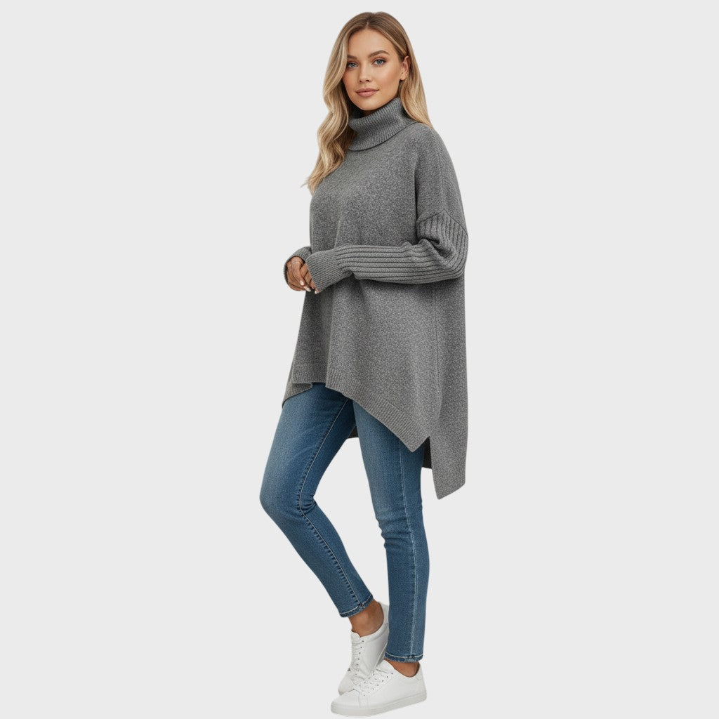 Caoimhe™ | Textured Roll-Neck Jumper