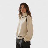 Éabha™ | Contrast-Trim Jumper