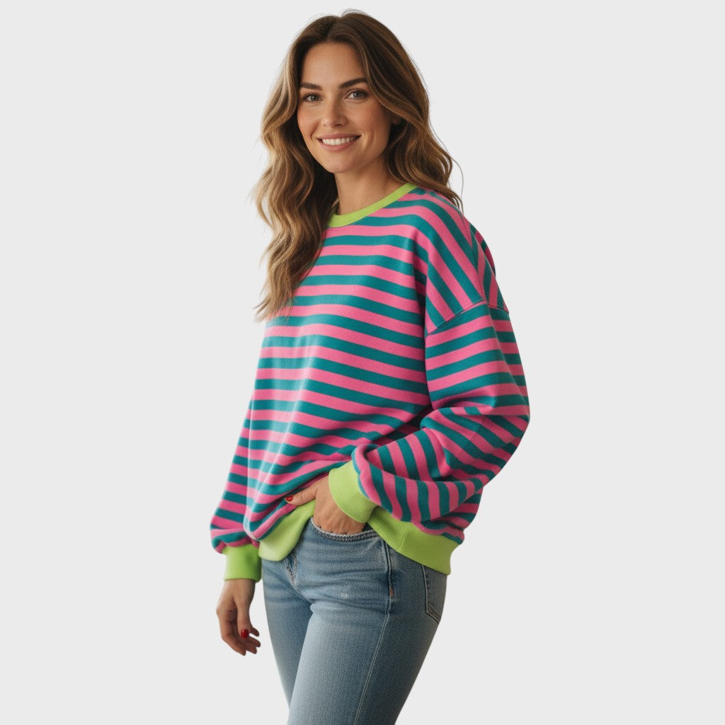 Méabh™ | Striped Casual Jumper