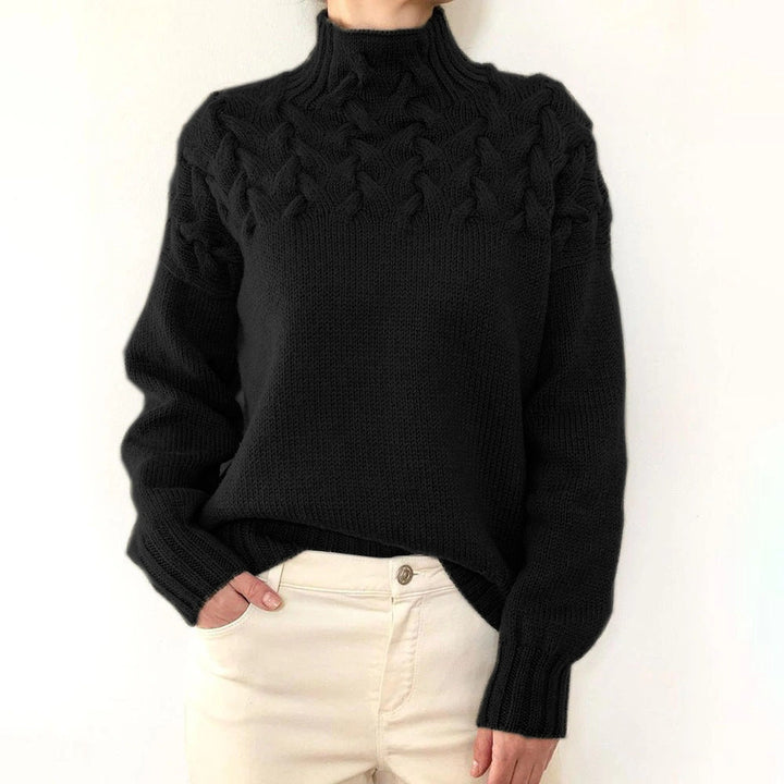 Nina | Warm Knitted Roll Neck